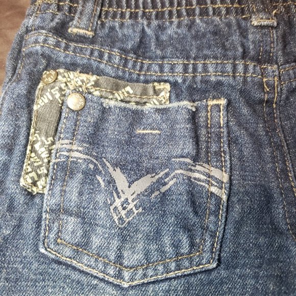 Levi's Blue Jeans Denim Slight Distressed Style Straight Leg 18 Month Size - Picture 8 of 11